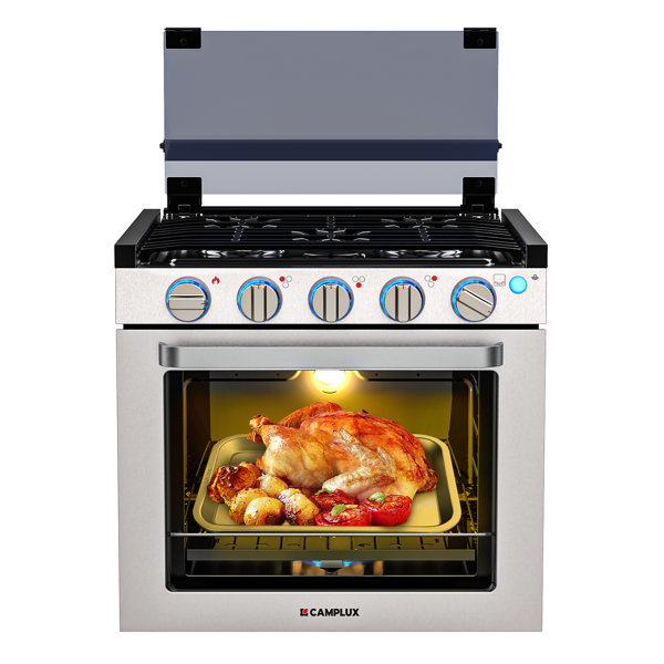 Camplux 21in 3 Burners 1.8cu Ft Slidein Liquid Propane Gas Range
